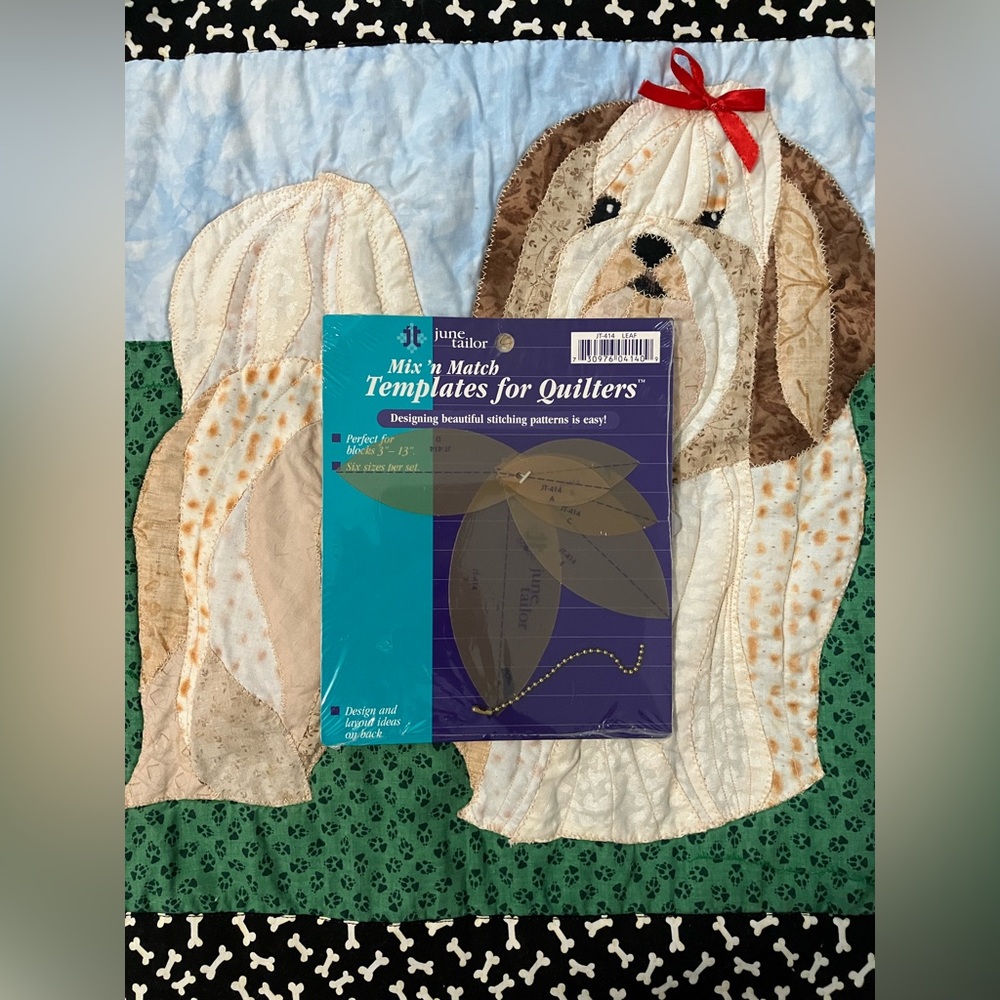 NWT June Tailor Leaf Templates for Quilters - Includes Six Sizes of Leaf Designs